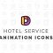 Videohive Hotel service Animation Icons 34760661