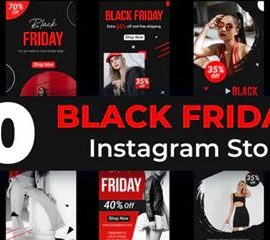 Videohive Instagram Black Friday Stories 34768652