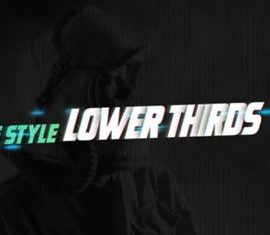Videohive Lower Thirds Space AE 34758706