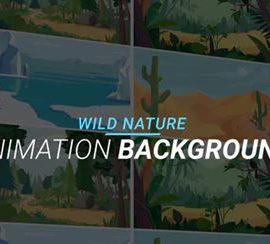 Videohive Wild nature Animation background 34060998