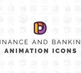 Videohive Finance & Banking Animation Icons 34463888