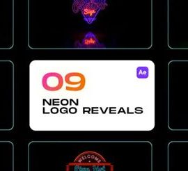 Videohive Neon Logo Reveals 34457917