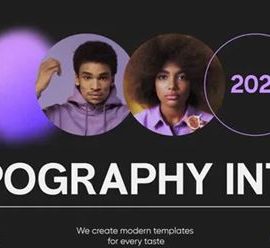 Videohive Typography Intro 34462730