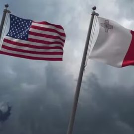 Videohive United States and Malta flag 35261072