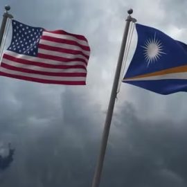 Videohive United States and Marshall Islands flag 35261070