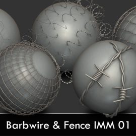 XMD ZBrush Brushes – Barbwire & Fence IMM 01 (Premium)