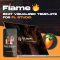 Anotherxlife Flame Type beat audio-visualizer template for FL Studio 20.8 [DAW Templates] (Premium)