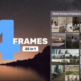 Videohive Multi Screen Frames Library – 4 Frames 39344587 (Premium)