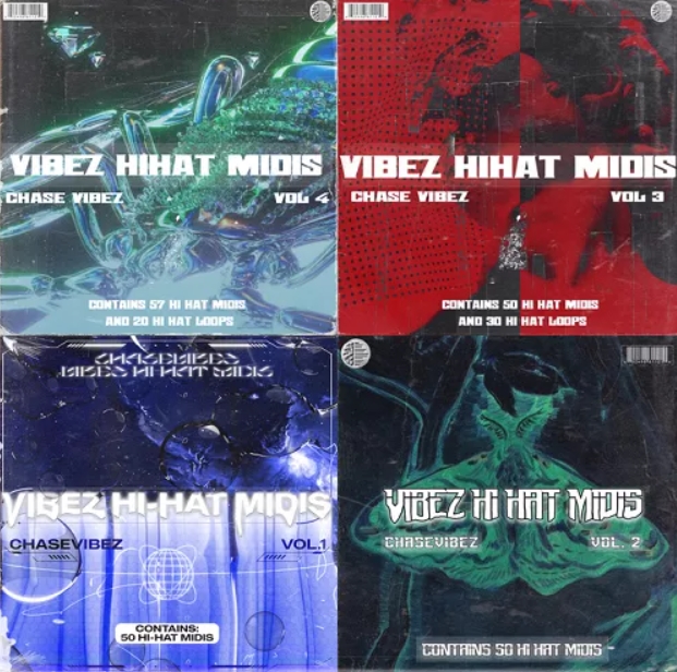 ChaseVibez The Vibez Hi Hat Midi Collection [MiDi]