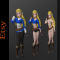 ETSY – SEXY PRINCESS 3D PACK STL FILES, ANIME GIRL BUNDLE NSFW AND SFW 3D PRINT (Premium)