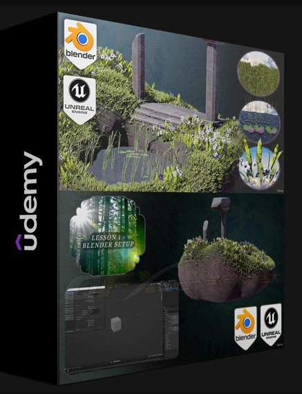 UDEMY – BLENDER TO UNREAL ENGINE 3D PLANTS AND VEGETATION