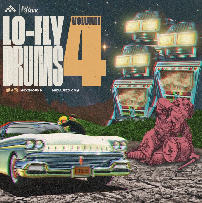 MSXII Sound Design Lo-Fly Drums Vol.4 [WAV]