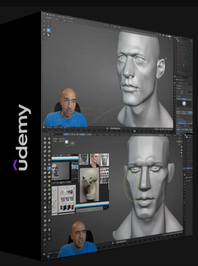 UDEMY – HEAD ANATOMY AND SCULPTING EXERCISES COURSE