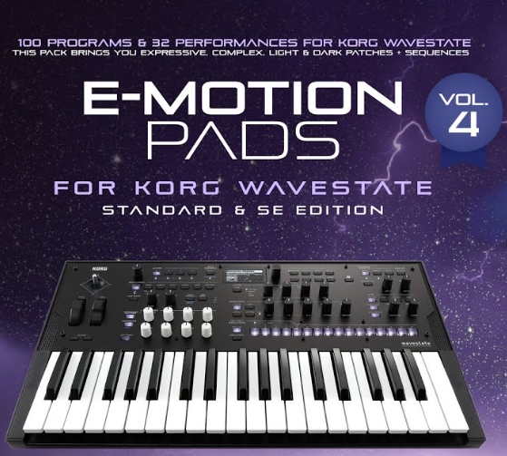 co5ma Korg Wavestate Sound Bank e-Motion Pads Vol.4 [Synth Presets]