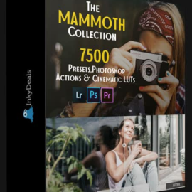 INKYDEALS – THE MAMMOTH COLLECTION: 7500 PRESETS, PHOTOSHOP ACTIONS AND CINEMATIC LUTS (Premium)