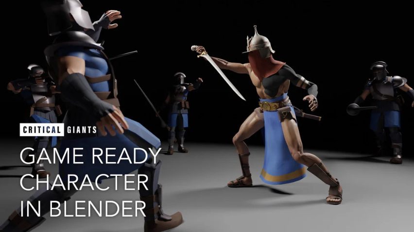 GUMROAD – GAME READY CHARACTER IN BLENDER