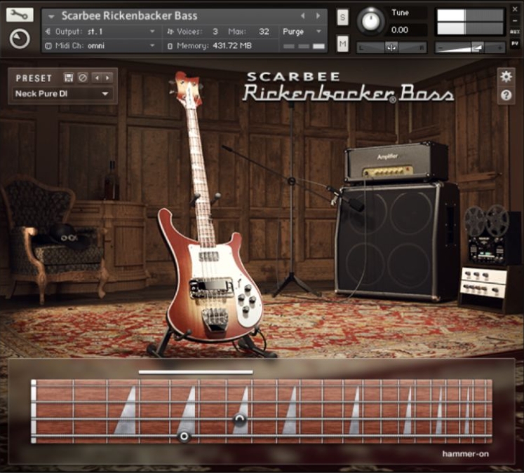 Native Instruments Scarbee Rickenbacker Bass v1.3.0 [KONTAKT]