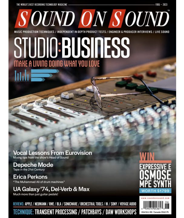 Sound On Sound UK/USA June 2023