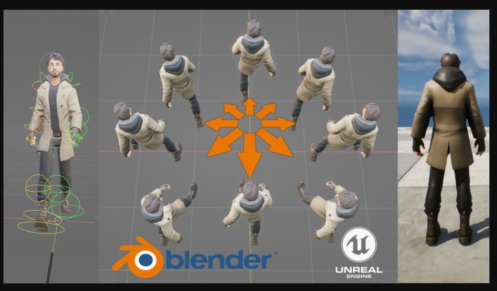 UDEMY – COMPLETE GAME ANIMATORS PIPELINE FROM BLENDER TO ENGINE