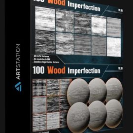 ARTSTATION – 100 WOOD IMPERFECTION TEXTURE – VOL.03 (Premium)