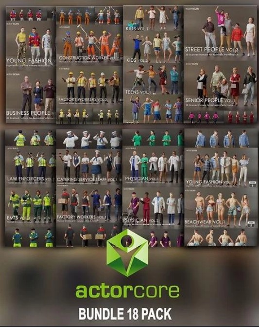 Actorcore Bundle 23 Packs
