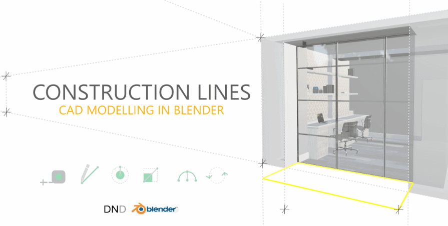 Blender Market – Construction Lines – Accurate Cad Modelling Add-On For Blender v0.9.6.8