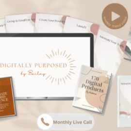 Bailey – Digitally Purposed-How to Build a Digital Product Business on Etsy (Premium)