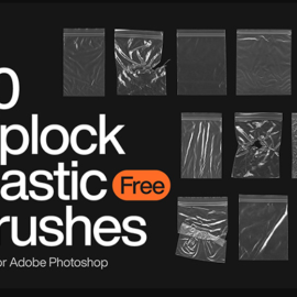 Ziplock Plastic Brushes for Photoshop (Premium)