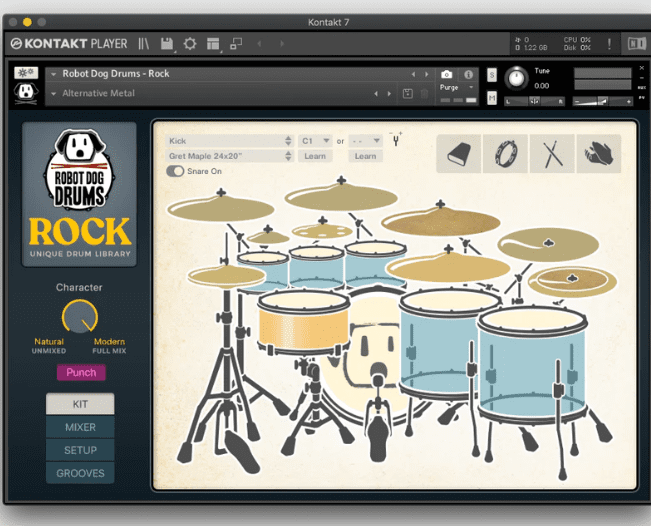 Robot Dog Drums Rock v1.0.0 KONTAKT