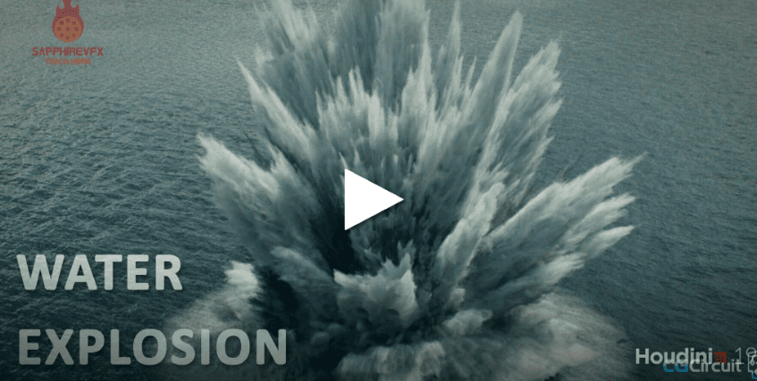 CGCircuit – Water Explosion in Houdini