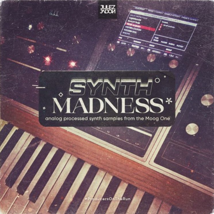 Julez Jadon Synth Madness Analog Processed Samples From The Moog One