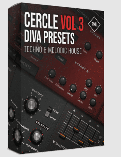 Production Music Live Cercle Sounds Vol.3 Diva Preset Pack for Techno and Melodic House