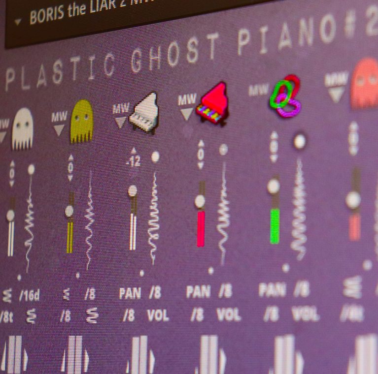 Sound Dust Plastic Ghost Piano#2