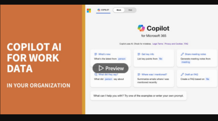 Use Copilot AI for Secure Work Data in Your Organization